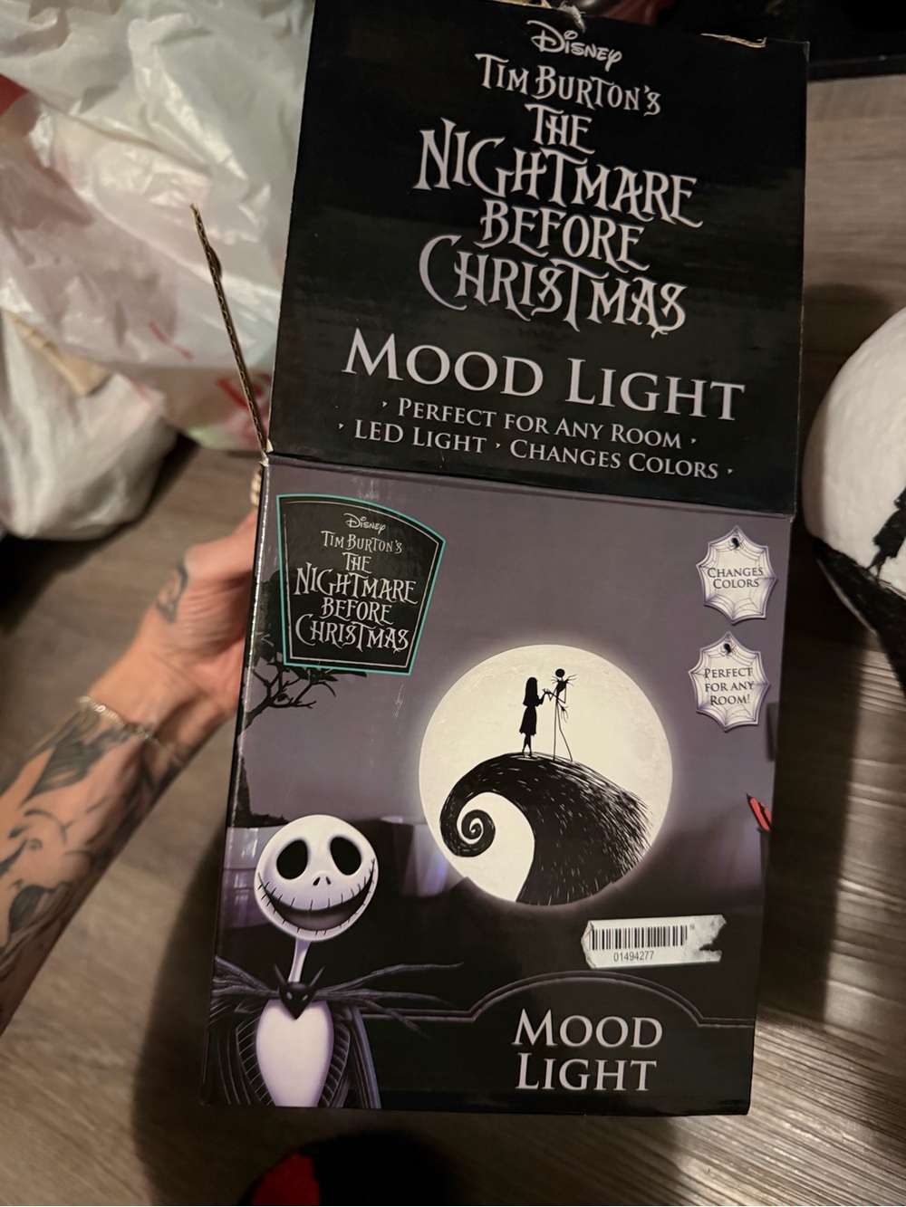 Disney Tim Burton The Nightmare Before Christmas Mood Light